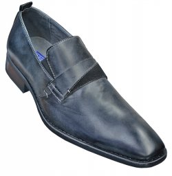 Brutini Dusty Charcoal Grey Loafer Dress Shoes B1001618-8