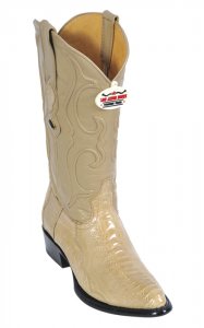Los Altos Oryx Genuine All-Over Ostrich Leg Medium R-Toe Cowboy Boots 600511