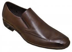 Stacy Adams "Hewson" Chocolate Brown Leather Loafer Shoes 24843-200