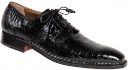 Mauri "Napoleon" 1024 Black Baby Crocodile Shoes