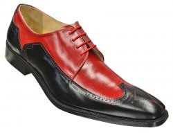 Liberty Red / Black Genuine Calf-Skin Shoes 750