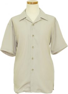 Pronti Champagne Micro Polyester Short Sleeve Shirt S247