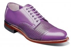 Stacy Adams "Madison'' Lavender Goatskin leather Cap Toe Oxford Shoes 00905-530.