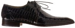 Mauri "Opera" 2619 Black Genuine All-Over Baby Alligator Shoes