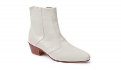 Giorgio Brutini "Calloway" Cream Smooth Leather Boots 80575