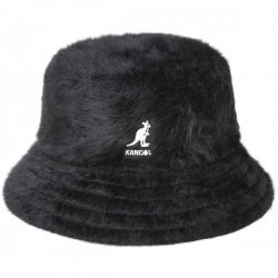 Kangol Black Furgora Genuine Angora Rabbit Fur Bucket Hat K3477