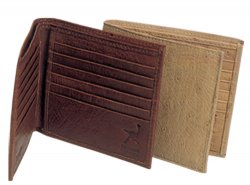 Ferrini AA8HP Genuine Smooth Ostrich Wallet
