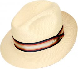 Dobbs Ivory "Manati" 100% Panama Straw Dress Hat