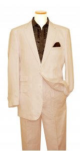 Bagazio Natural Tan 100% Premium Linen Suit BM1531