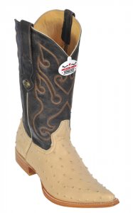 Los Altos ORYX All-Over Ostrich Print 3X Toe Cowboy Boots 3950311