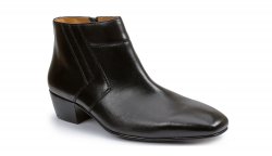Giorgio Brutini "Blackjack" Black Smooth Leather Boots 15548