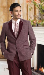 E. J. Samuel Wine Self-Designed Suit HYL19