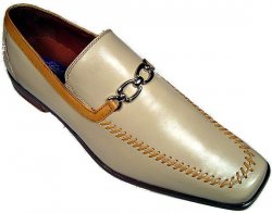 Fratelli Beige/Taupe Genuine Leather Shoes 8482-72