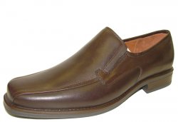 Giorgio Brutini "Lincoln" Brown Genuine Leather Loafer Slip-on 24992