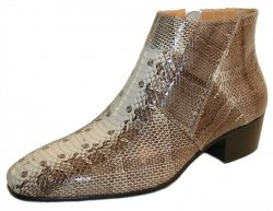 Giorgio Brutini "Tuscon" Natural Genuine Snakeskin Boots 15549
