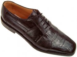 David Eden "Bison" Black Genuine Crocodile/Lizard Shoes