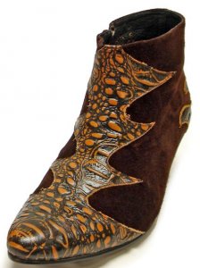 Fiesso Brown Genuine Leather / Suede Fashion Boot FI8639