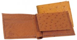 Ferrini AABF Genuine Full Quill Ostrich Wallet