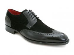 Mezlan Custom Giambi Black Genuine Leather Shoes