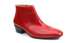 Giorgio Brutini "Blackjack" Red Smooth Leather Boots 15548