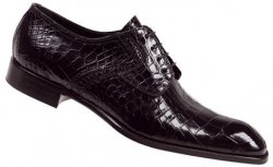 Mauri "Leadership" 0219 Black Genuine All-Over Alligator Shoes