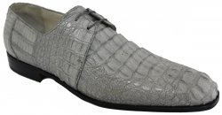 Fennix "3562" Platino Genuine All-Over Hornback Crocodile Shoes