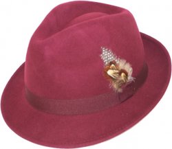 Dorfman Pacific Wine Dress Hat