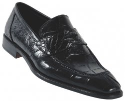 Mauri "Venture" 1005 Black Genuine All-Over Alligator Shoes