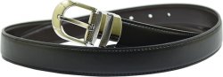 Giorgio Brutini Black Genuine Leather Belt