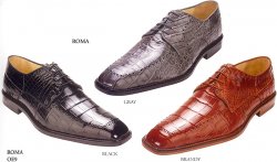 Belvedere "Roma" All-Over Genuine Nile Crocodile Shoes