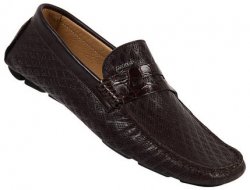 Mauri 9102 Sport Rust Genuine Crocodile Flanks/Perforated Nappa Leather Shoes