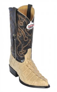 Los Altos Oryx All-Over Alligator Belly J - Toe Print Cowboy Boots 3992811