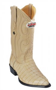 Los Altos Oryx All-Over Genuine Crocodile Tail J-Toe Cowboy Boots 990111