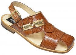 Mauri "1237" Corn All-Over Genuine Alligator Sandals