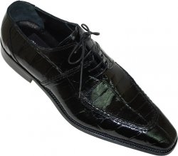 Mauri "Lirico" 4092 Black Genuine All-Over Alligator Shoes