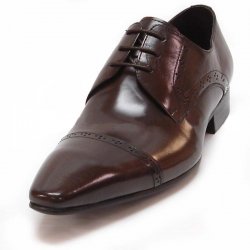 Encore By Fiesso Brown Leather Shoes FI3108