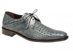 Mezlan "Warner" Jeans All-Over Genuine Crocodile Oxford Shoes 13765-F.