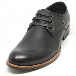 Encore By Fiesso Black Genuine Leather Shoes FI9052