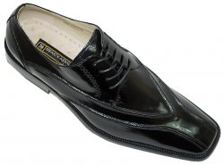 Stacy Adams "Alwin" Black Genuine Leather Shoes