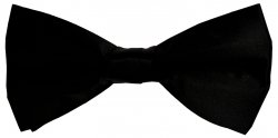 Classico Italiano Black 100% Silk Bow Tie BT068