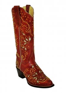 Ferrini Ladies 83461-22 Red "Jezebel" Leather Boots