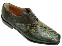 David Eden "Algona" Green Genuine Crocodile/Lizard Shoes