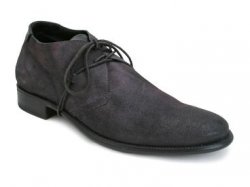 Bacco Bucci "Bodie" Black Genuine Old English Oiled Suede Shoes