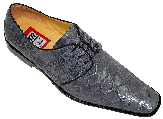 Mauri 531 Grey Genuine Alligator Shoes - Click Image to Close