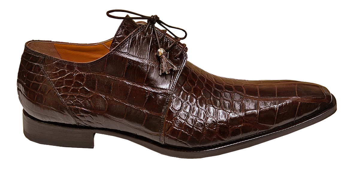 Mauri 53125 Sport Rust Genuine All-Over Alligator Belly Skin Shoes -  $699.90 :: Upscale Menswear 