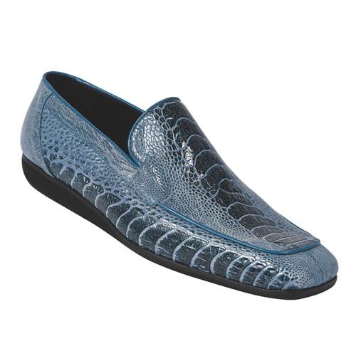 Mauri "Lax" 9211 Bicolore Jeans Genuine Ostrich Leg Shoes