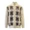 Extrema By Zanetti Italy Salmon / White Diagonal Pinstripes 100% Mercerized Cotton Dress Shirt 12