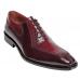 Belvedere "Dino" Antique Red Genuine Ostrich / Italian Calf Leather Shoes 0B1.