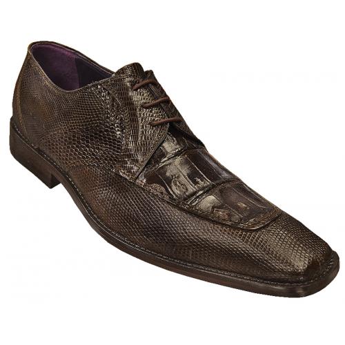 David X  "Mori" Brown All Over Genuine Crocodile / Lizard Shoes
