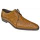 Mezlan "Bayou" Camel All-Over Genuine Hornback Dual Tail Crocodile Oxford Shoes 13777-F